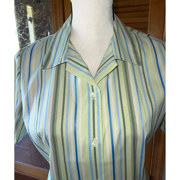 IZOD Green Stripped — Medium — NWTS - Picture 3 of 8